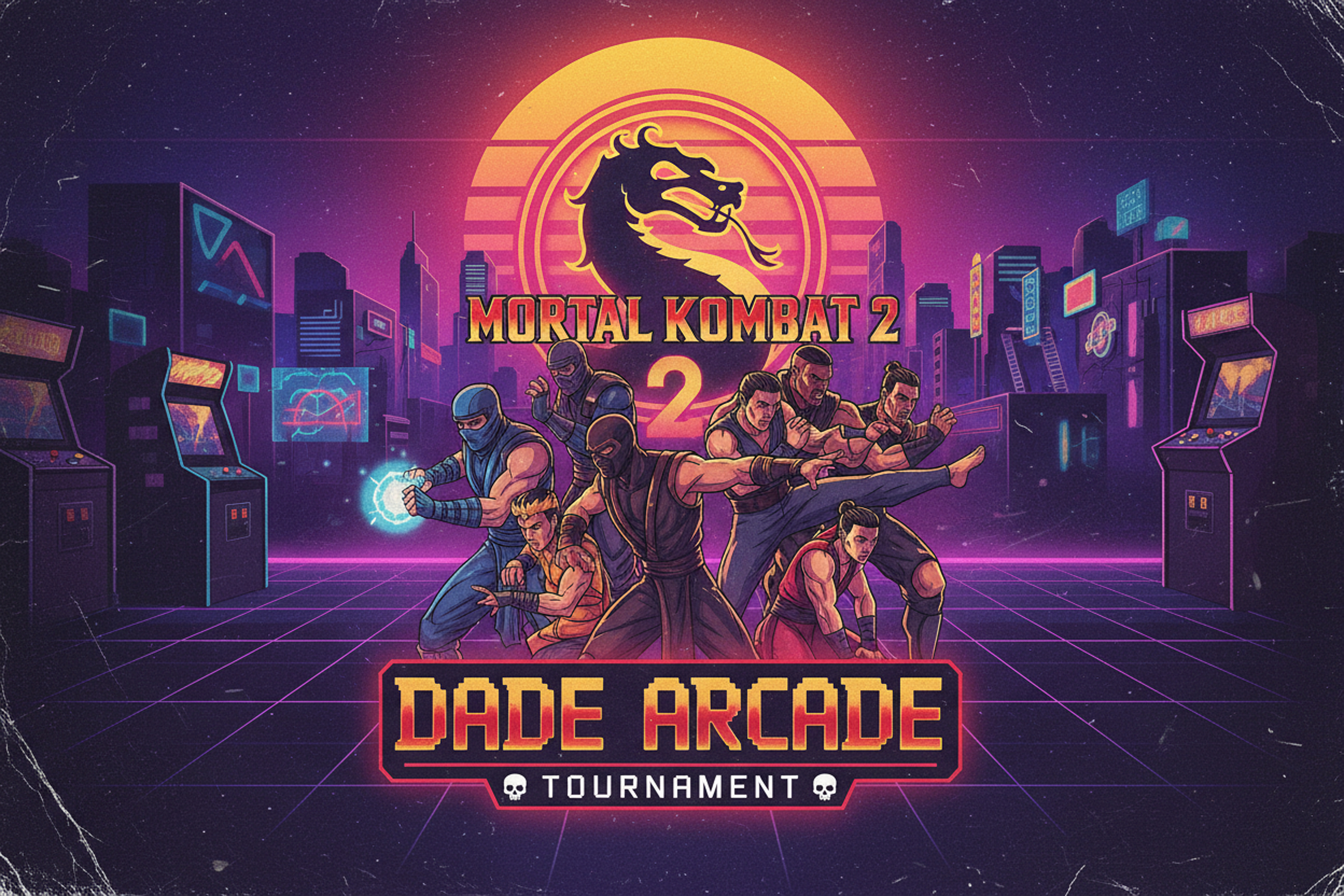 Mortal Kombat II Tournament at Dade Arcade